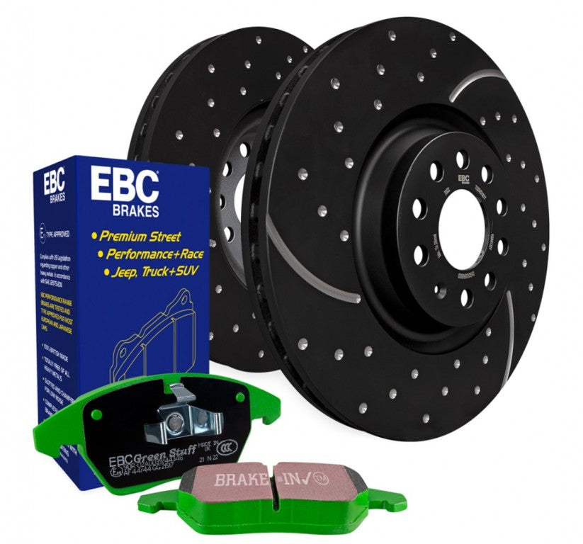 EBC Brakes Greenstuff Pads & Discs Kit (Front) for DS3 Crossback (19-22) - PD06KF179