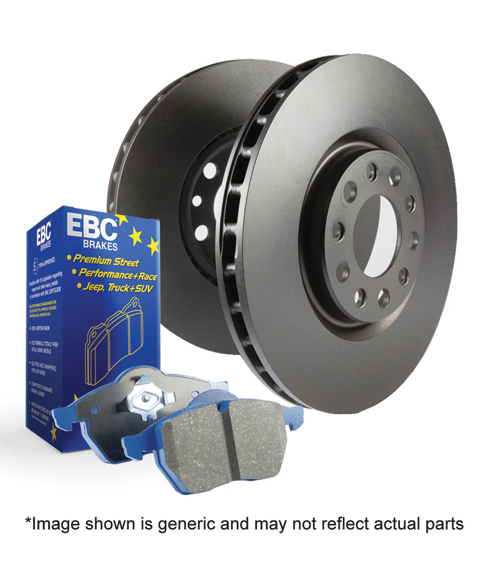 EBC Brakes Bluestuff Pads & Discs (Front) for Tesla Model 3 (17-24) - PD04KF140