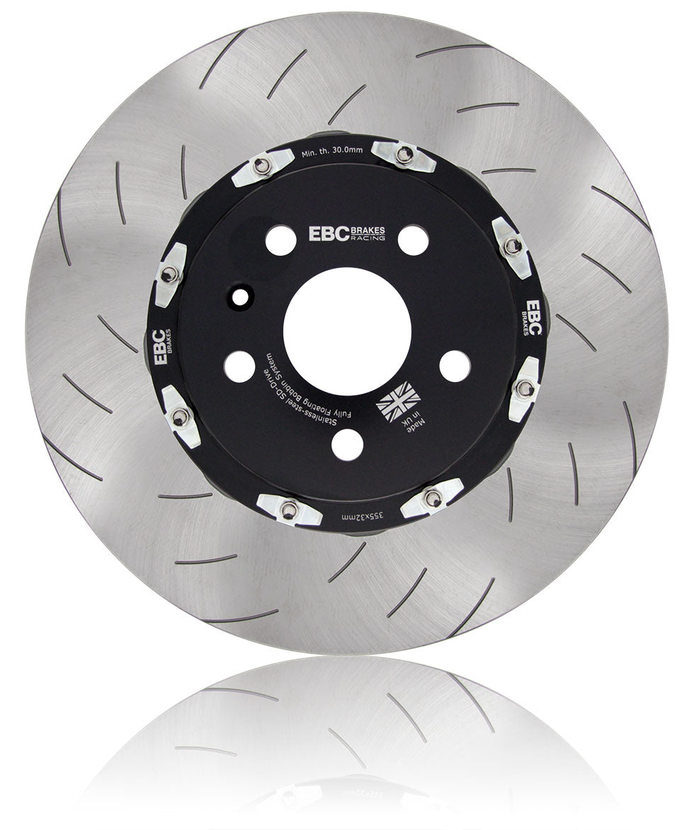 EBC Brakes 2-Piece Fully-Floating Discs (Front) for Tesla Model S (AWD) 2012-2017, SG2FC2141