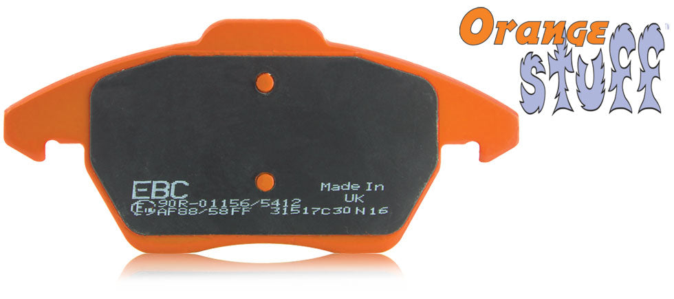 EBC Brakes OrangeStuff Pads (Front) for Telsa Roadster, DP9197/2