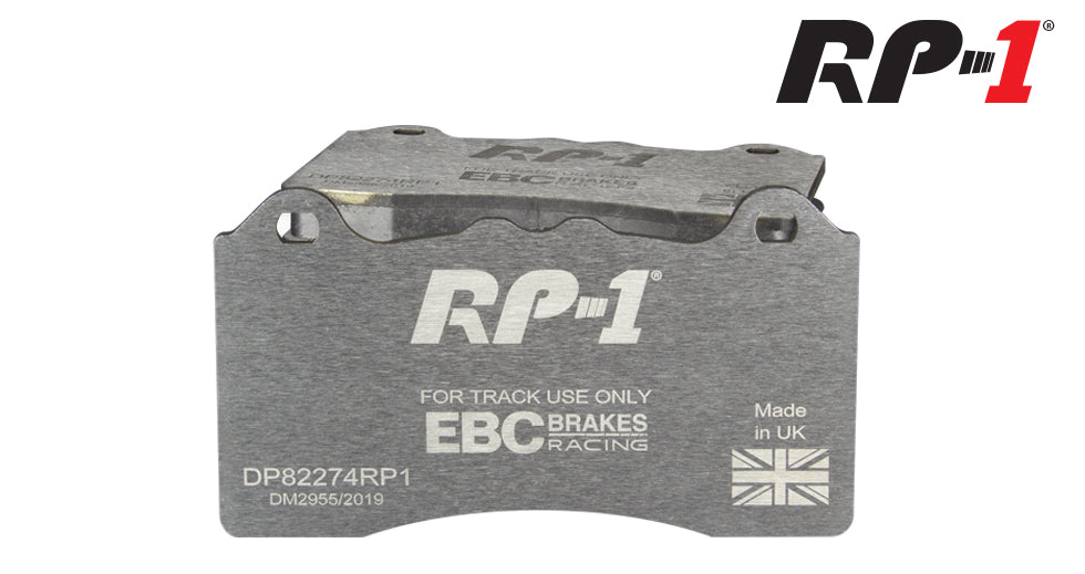 EBC Brakes RP-1 Full Race Pads (Front) for Tesla Model X (AWD) 2015-, DP81210RP1